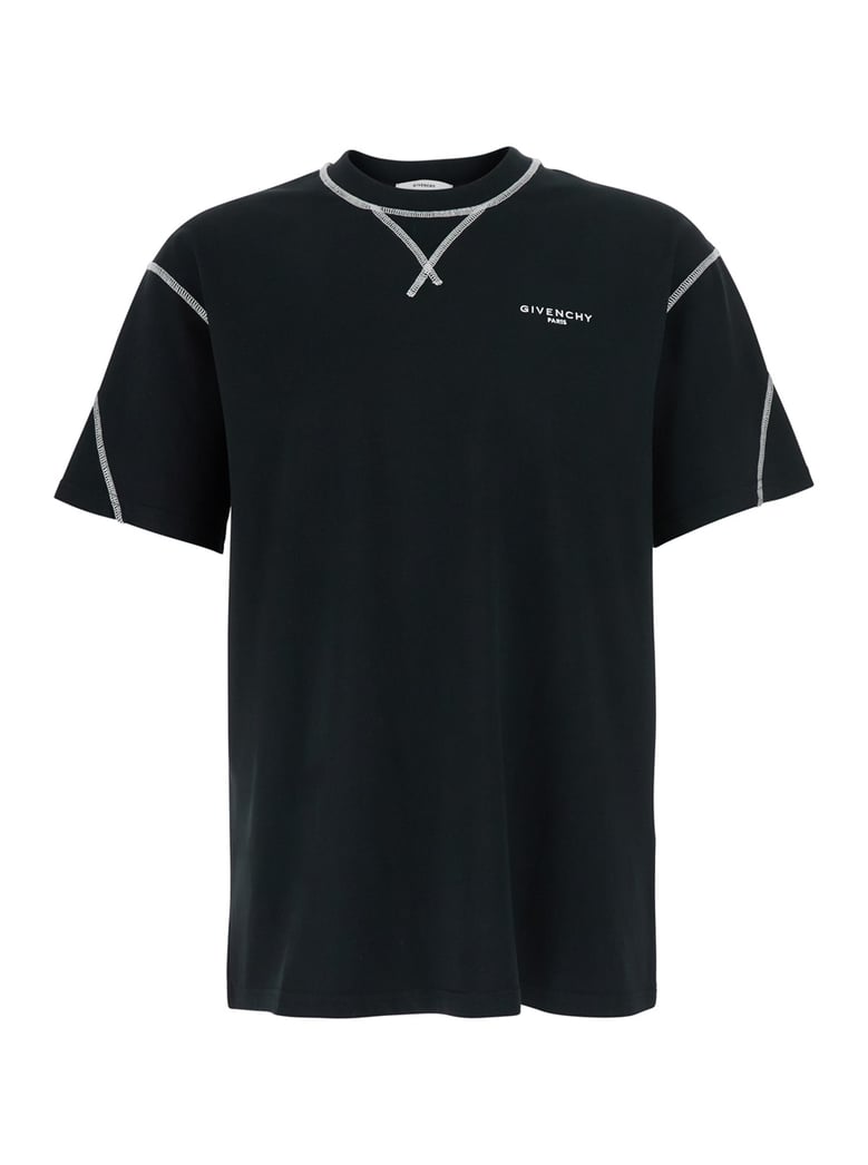 t-shirt with logo black by Selfnex