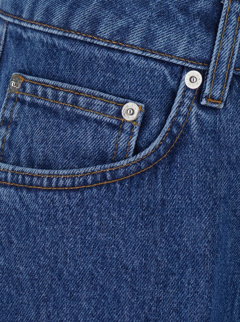 jeans wide-leg blue denim by Selfnex