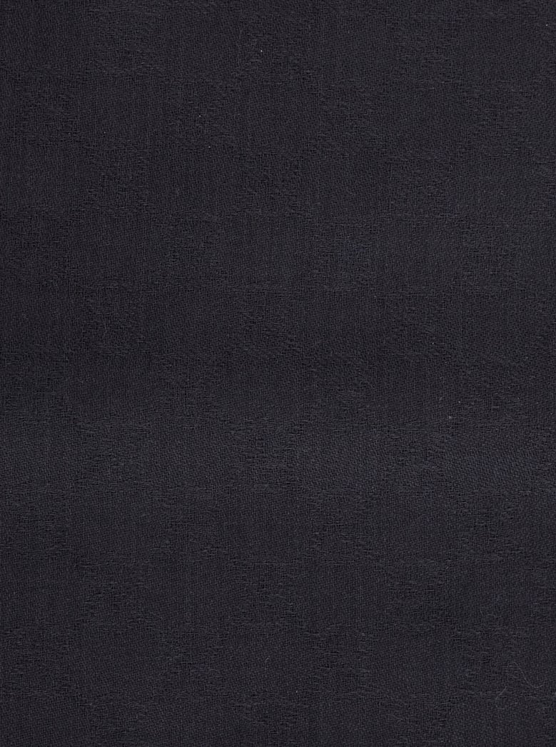 scarf black wool-silk by Selfnex