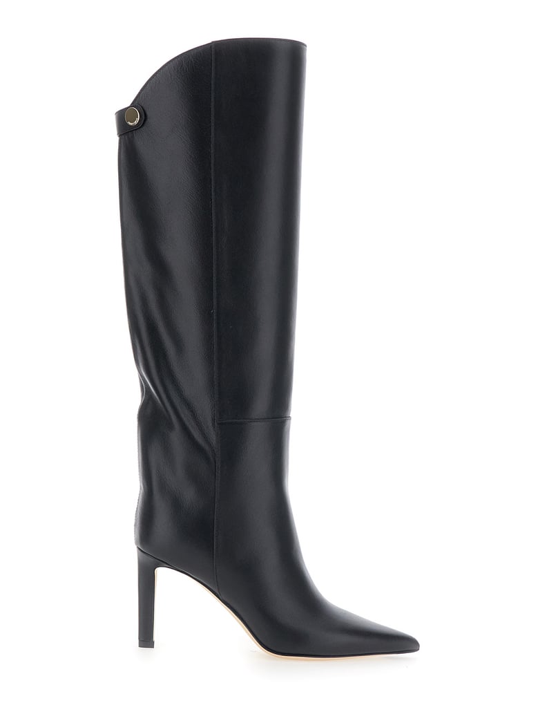boots alizze black leather by Selfnex