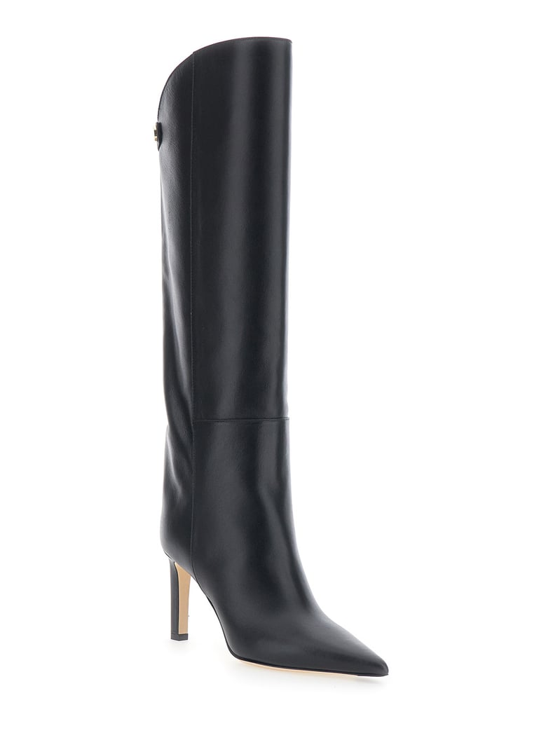 boots alizze black leather by Selfnex