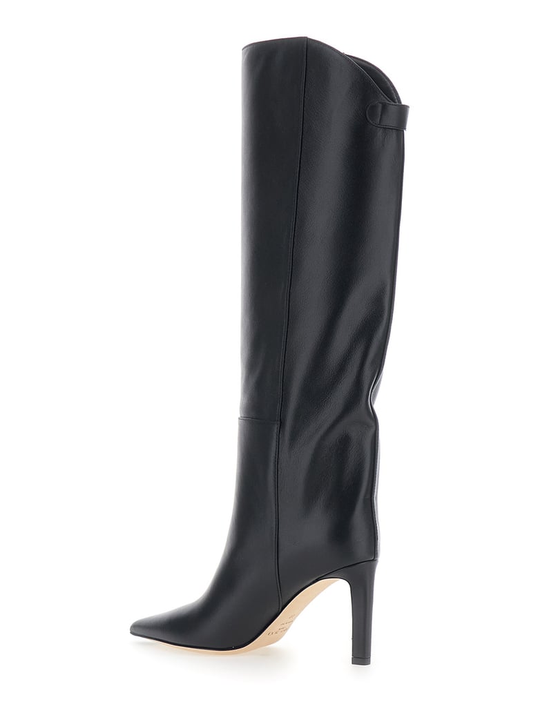 boots alizze black leather by Selfnex