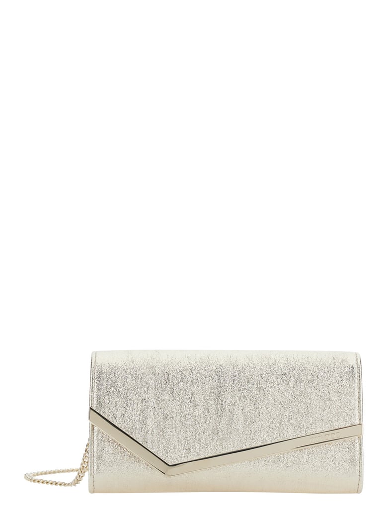 clutch pouch emmie metallic leather-blend by Selfnex