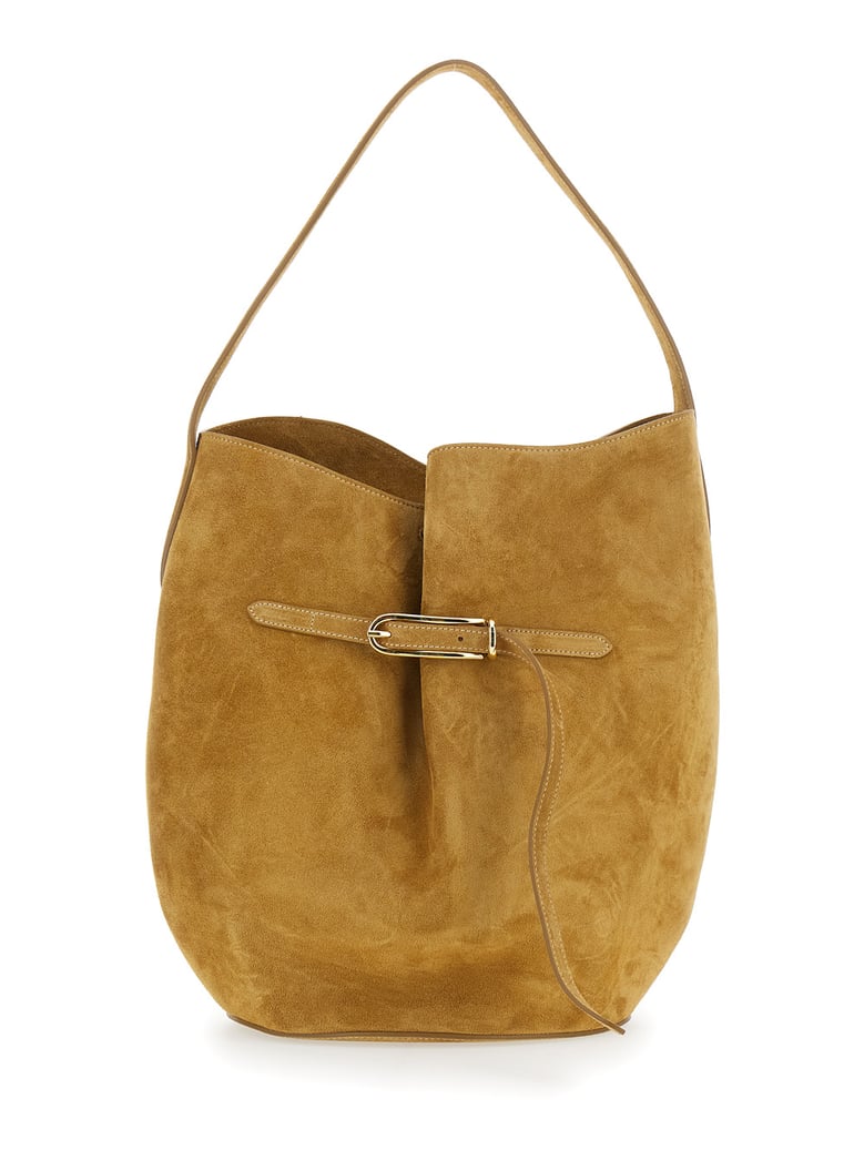 crossbody bag suede brown by Selfnex