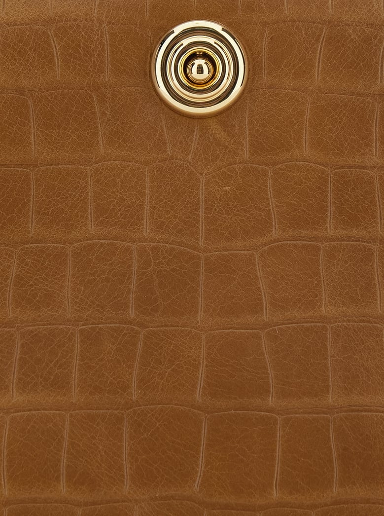 clutch bag suede brown by Selfnex