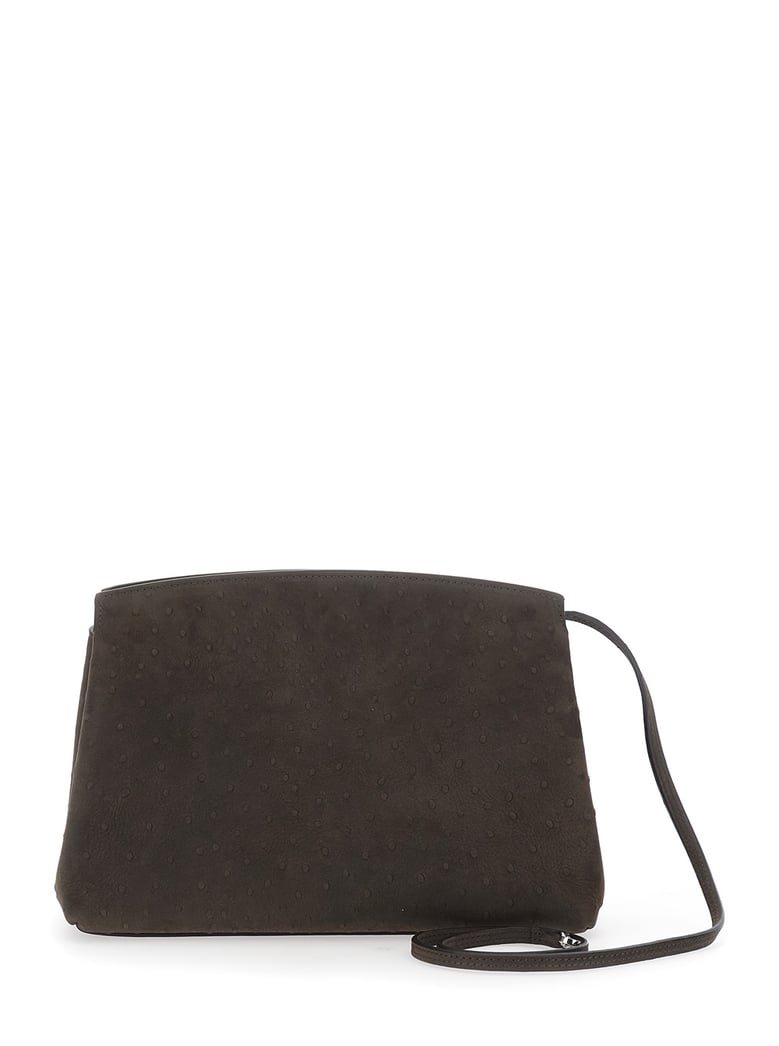 clutch brown leather by Selfnex