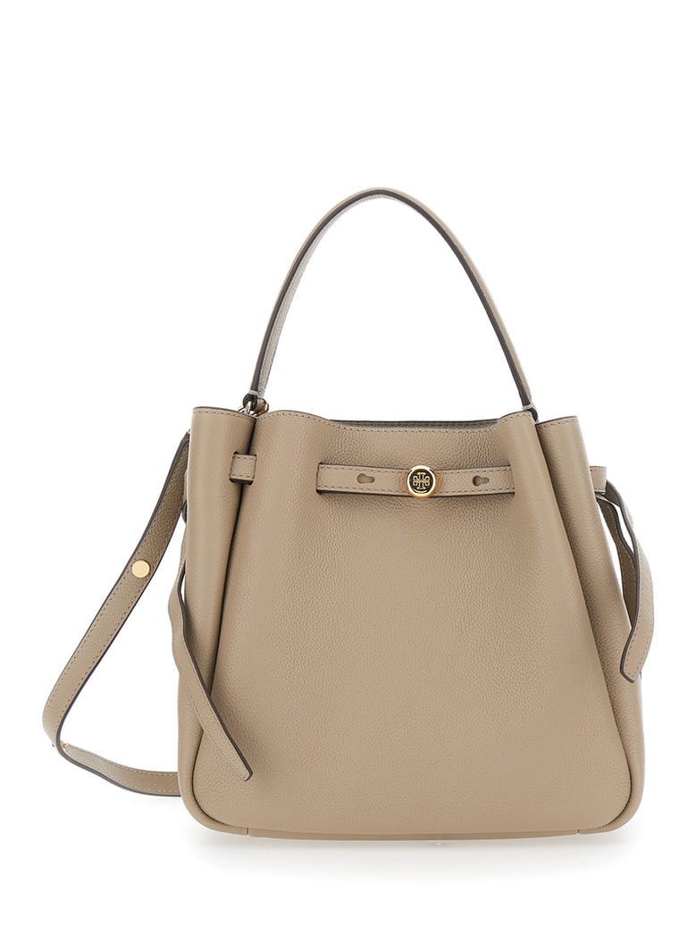 handbag romy bucket white cowhide by Selfnex