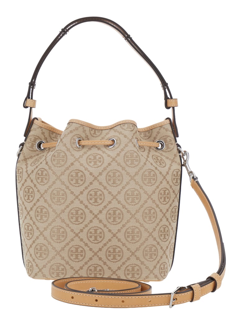 handbag t monogram mini bucket beige by Selfnex