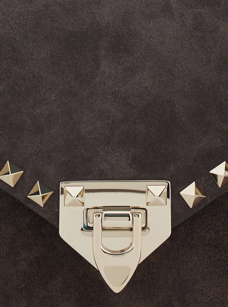 crossbody bag envelope suede brown by Selfnex