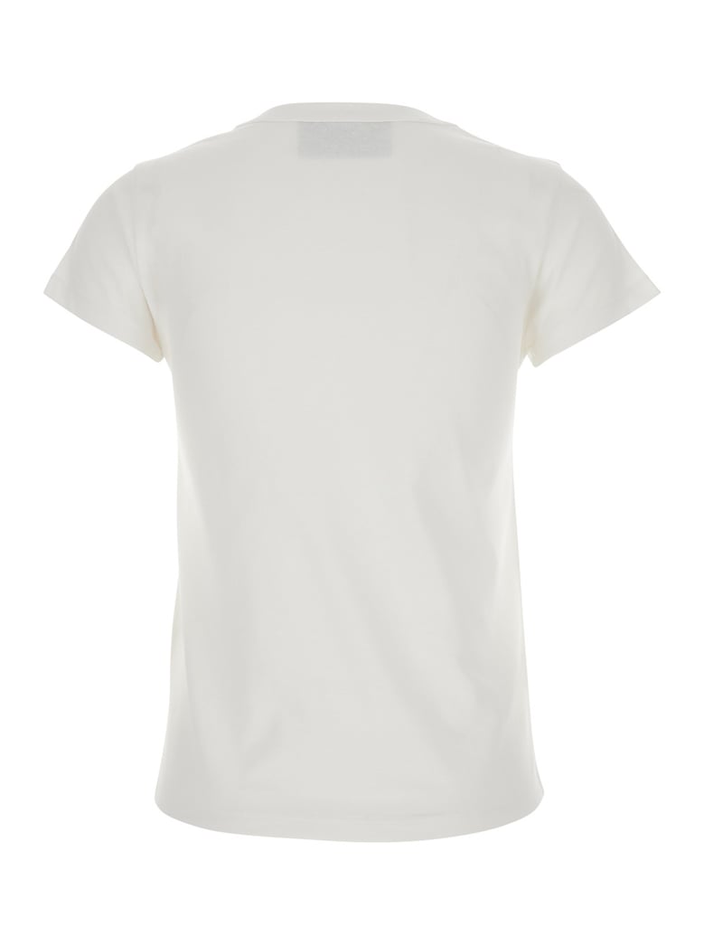 t-shirt with maxi logo, white by Selfnex