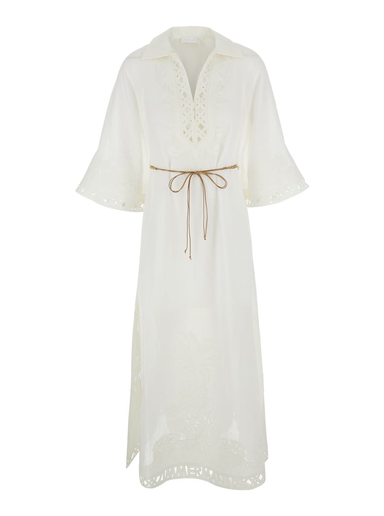 long dress indra white by Selfnex