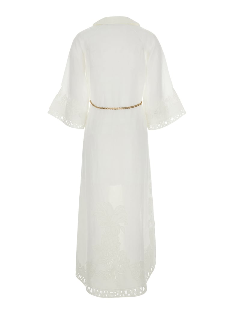 long dress indra white by Selfnex