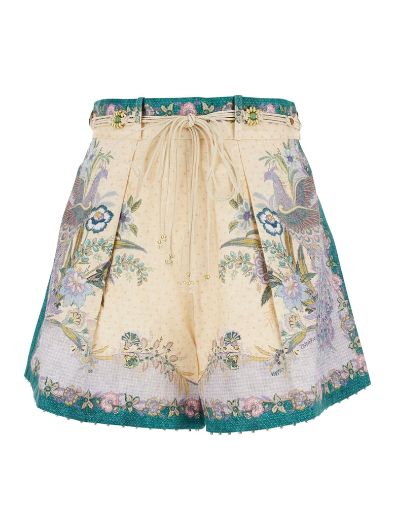 shorts indra multicolour linen by Selfnex