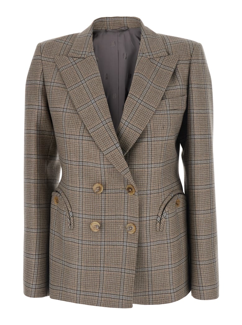 jacket saona beige wool by Selfnex