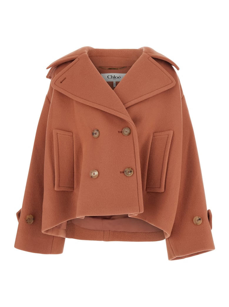 jacket short pink wool-blend by Selfnex