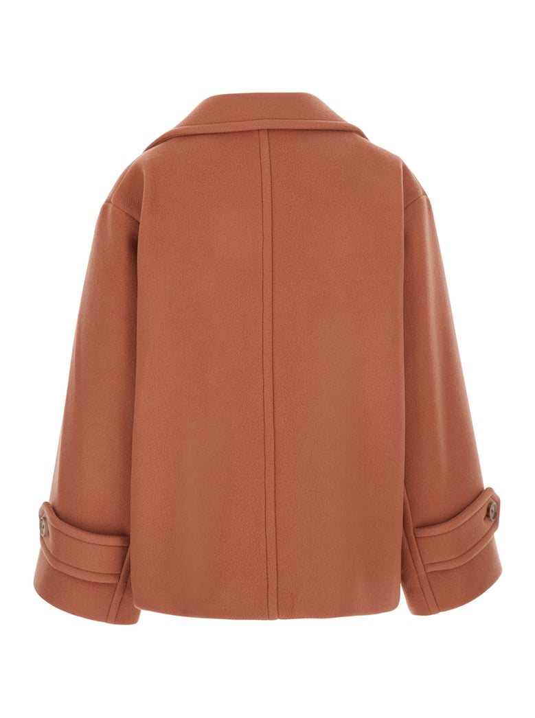 jacket short pink wool-blend by Selfnex