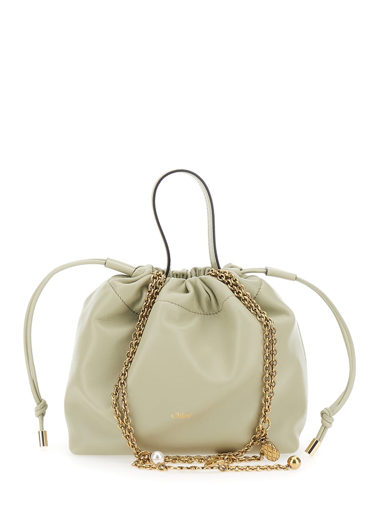 shoulder bag icons grey leather by Selfnex