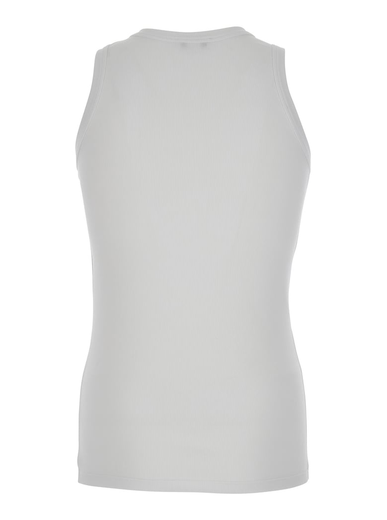 white top with skull embroidery by Selfnex