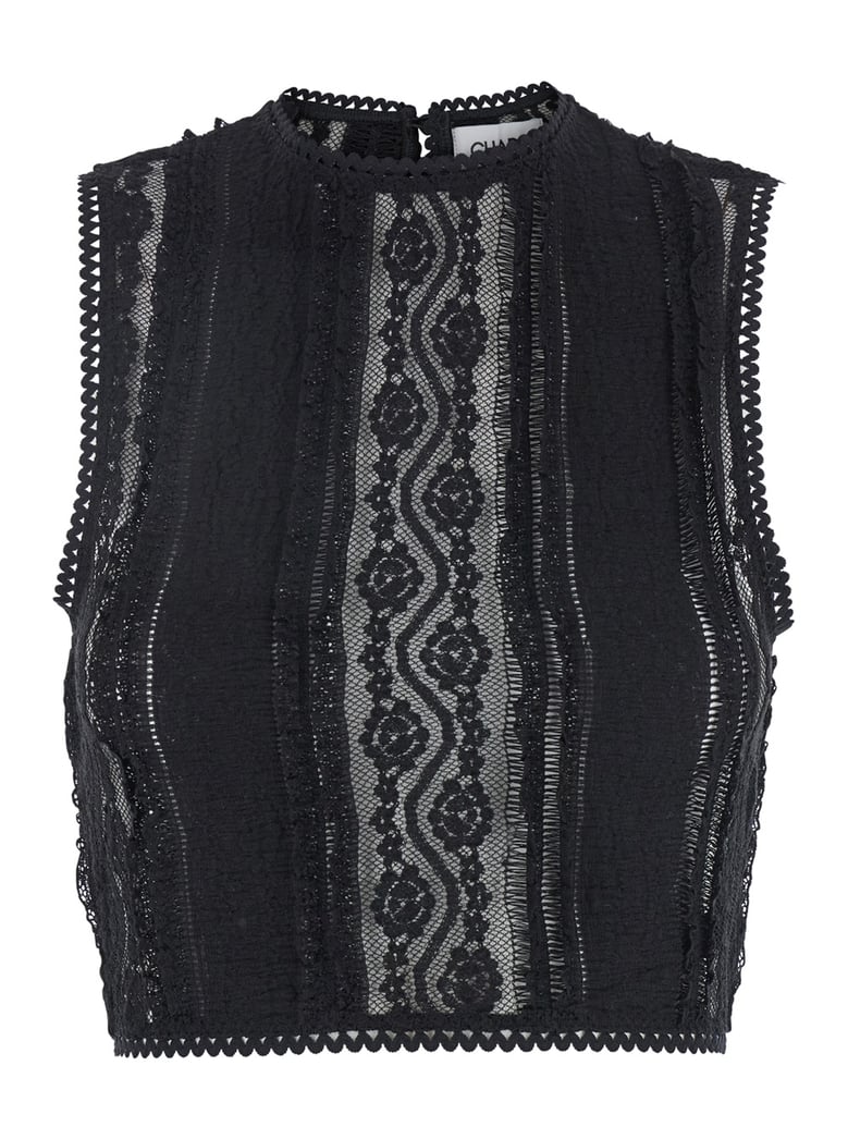 black top with embroidery details by Selfnex