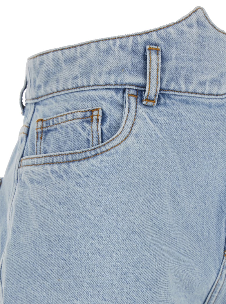 shorts crown-shaped design light blue by Selfnex