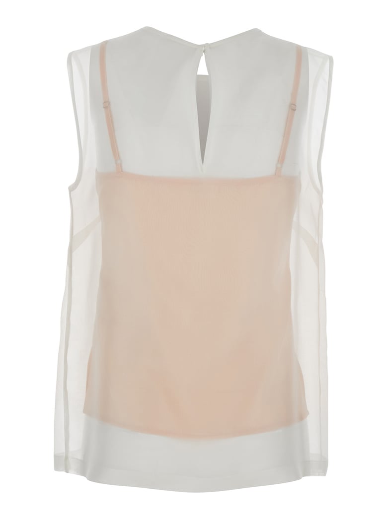 blouse silk white by Selfnex