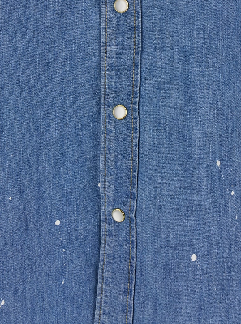 shirt light blue denim by Selfnex