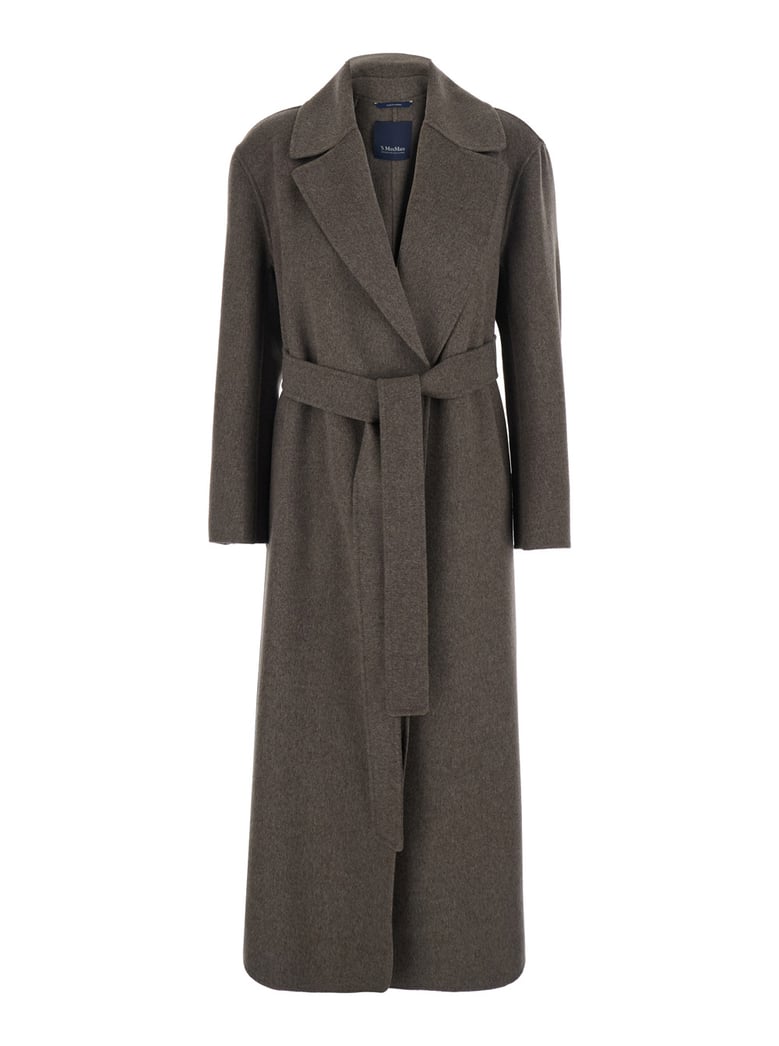 coat "luna" brown wool by Selfnex
