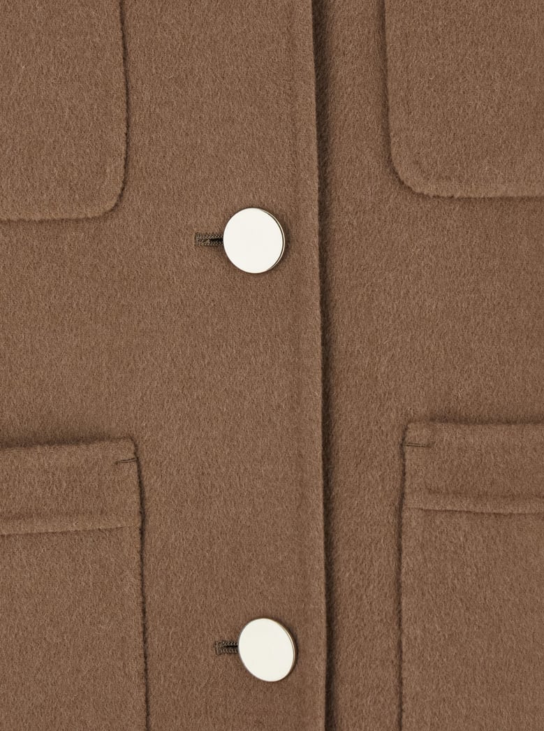 jacket alba brown wool by Selfnex