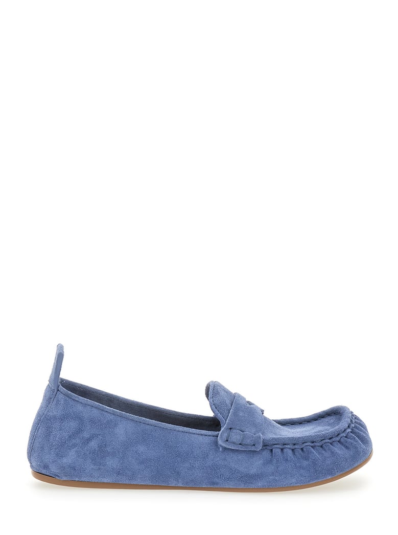 loafers, blue suede by Selfnex