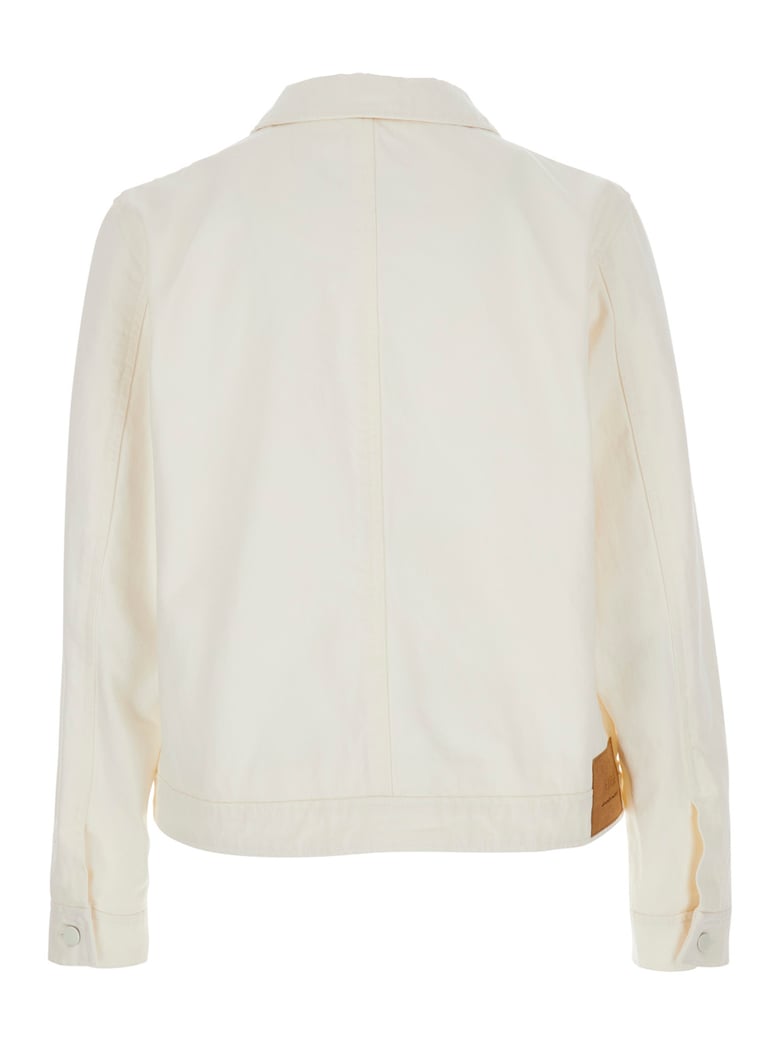 jacket tonal ami de coeur white by Selfnex