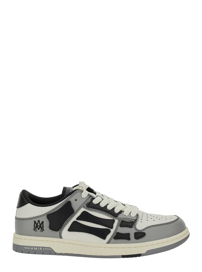 sneakers skel top low grey leather by Selfnex