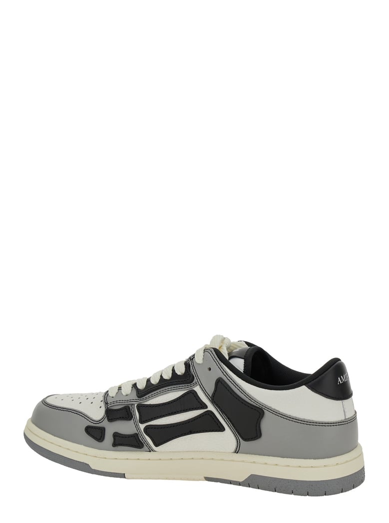 sneakers skel top low grey leather by Selfnex