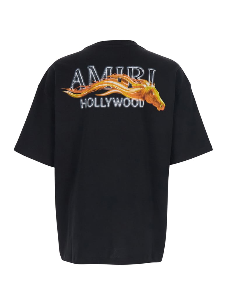t-shirt black logo print by Selfnex