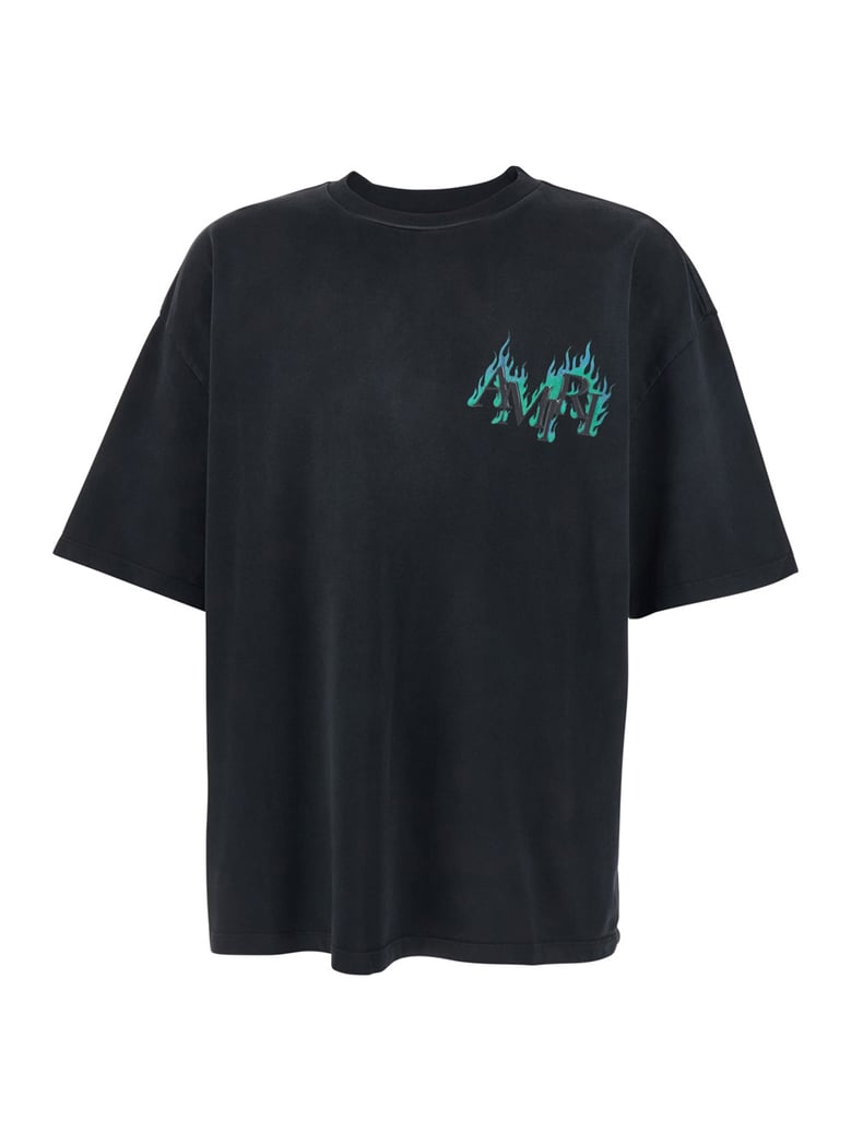 t-shirt with logo print black by Selfnex