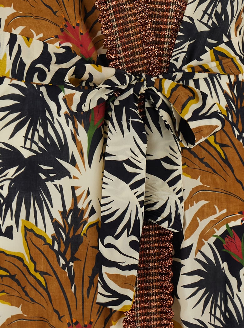 kimono dress multicolour viscose by Selfnex