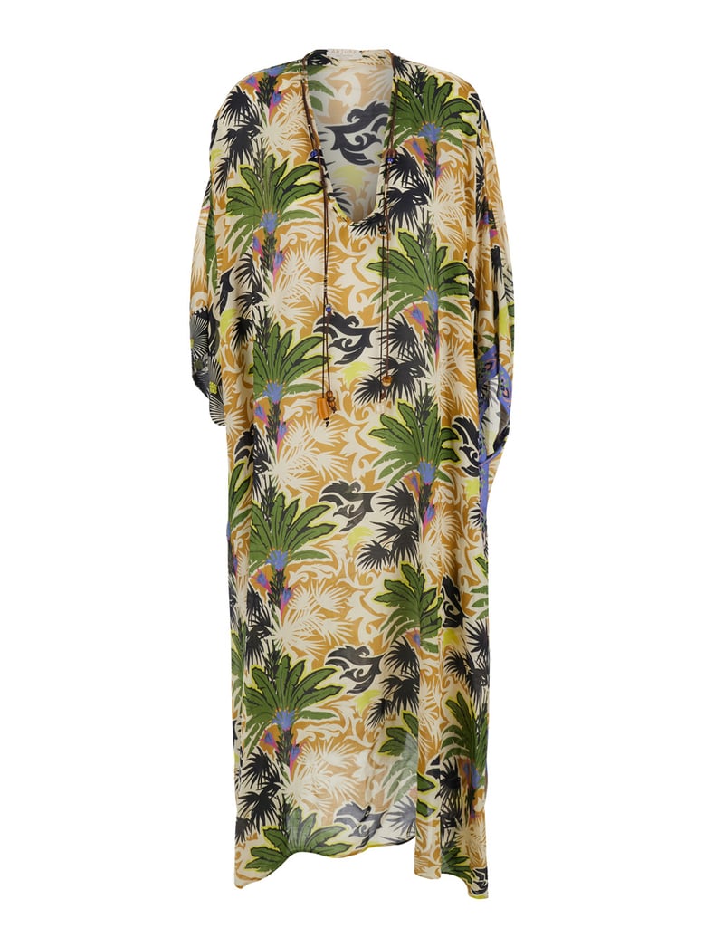 kaftan v-neck multicolour by Selfnex