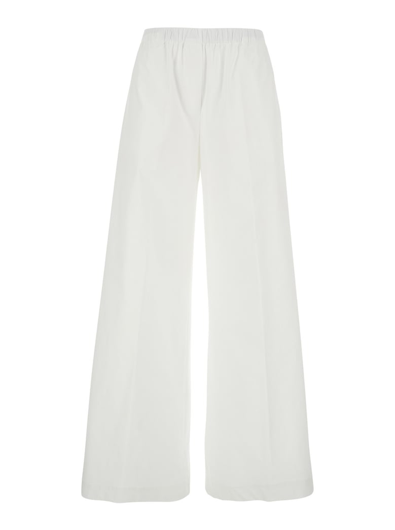trousers cotton white by Selfnex