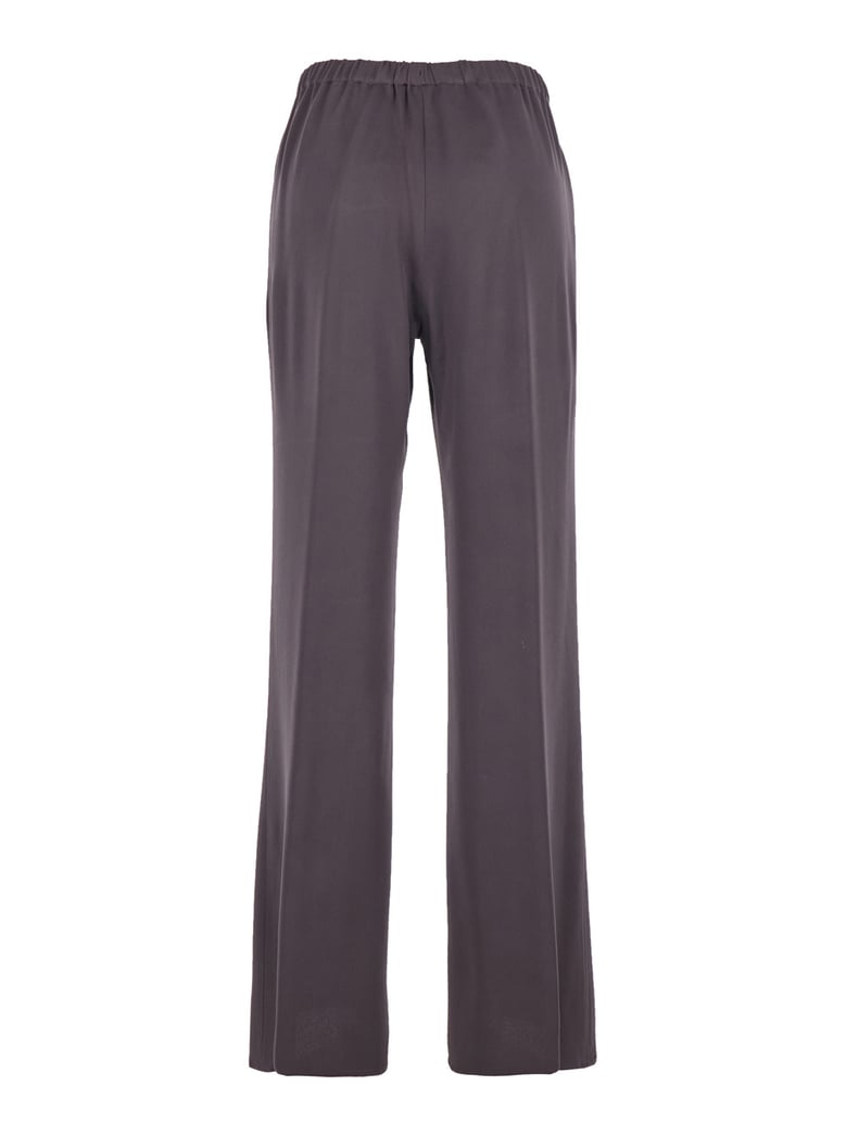 trousers tiete violet viscose blend by Selfnex