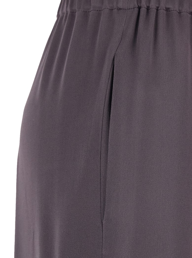 trousers tiete violet viscose blend by Selfnex