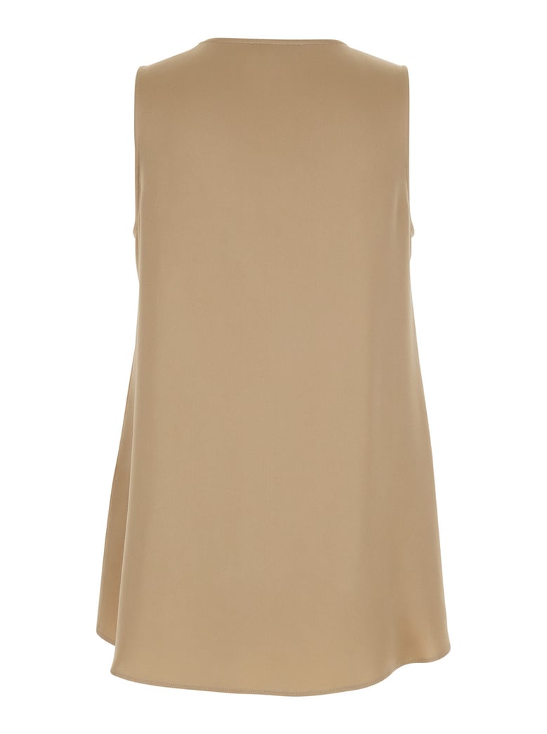 sleeveless top angelica beige by Selfnex