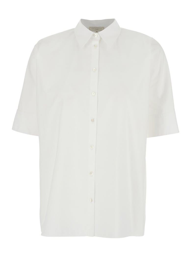 shirt brigitta white cotton by Selfnex