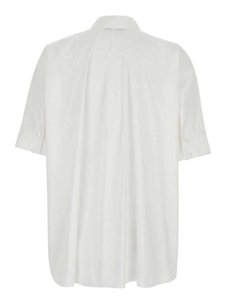 shirt brigitta white cotton by Selfnex