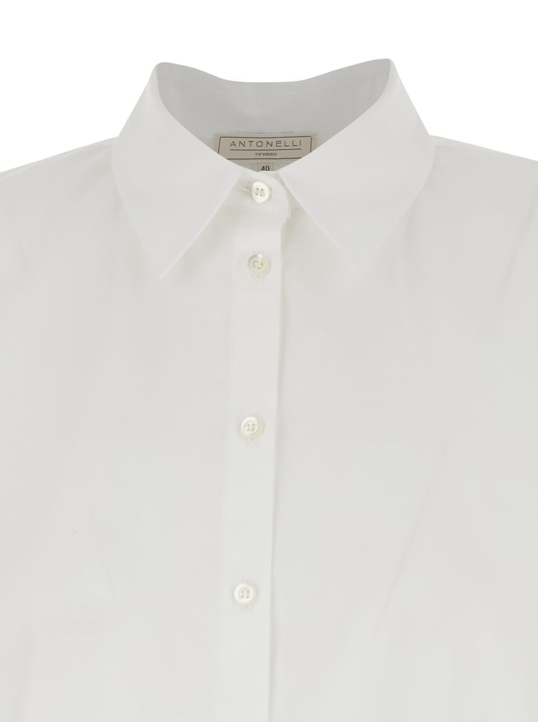 shirt brigitta white cotton by Selfnex