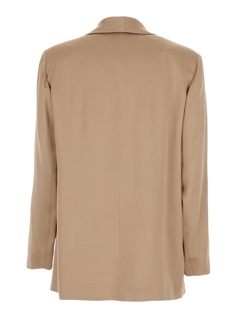 blazer edward beige acetate-viscose by Selfnex