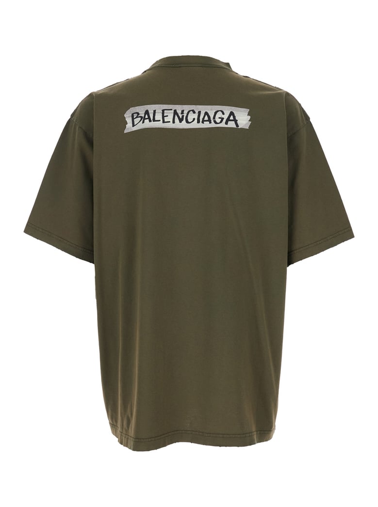 t-shirt green cotton by Selfnex