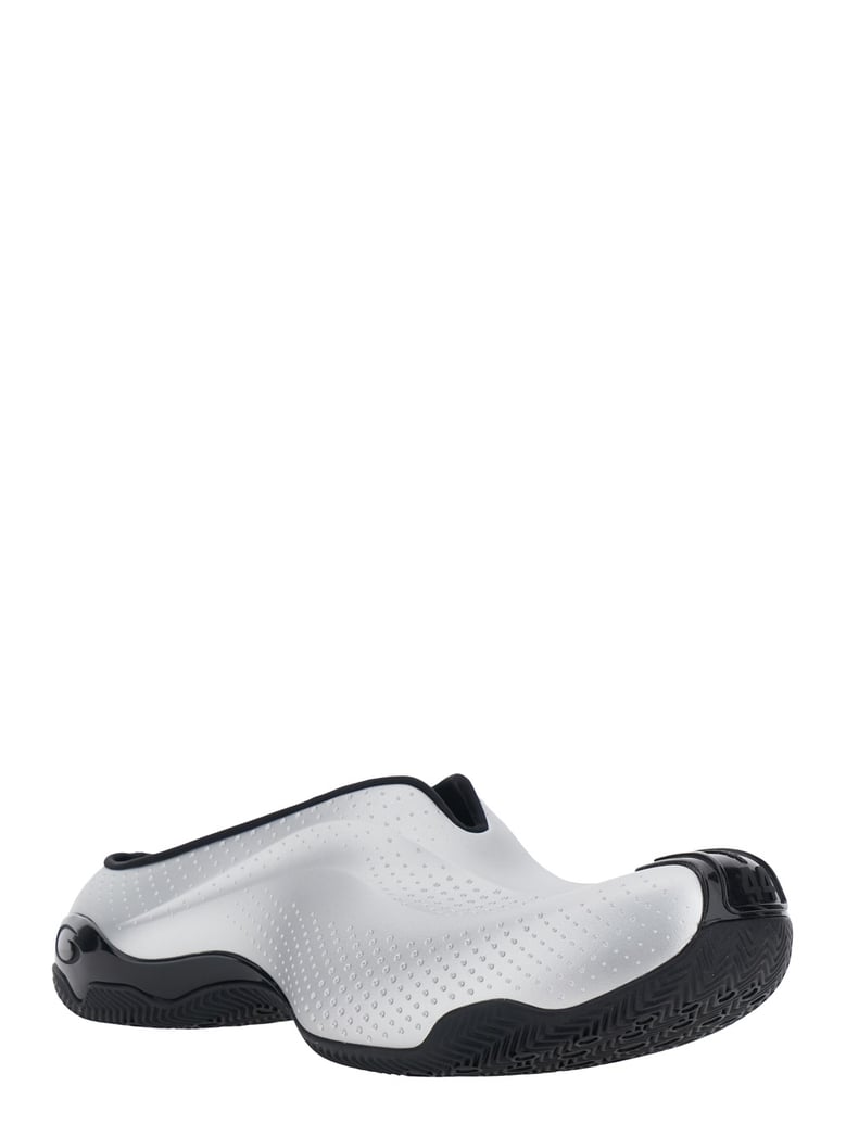 mule oversized grey tech fabric by Selfnex