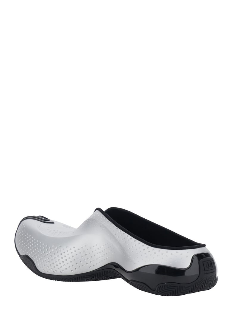 mule oversized grey tech fabric by Selfnex