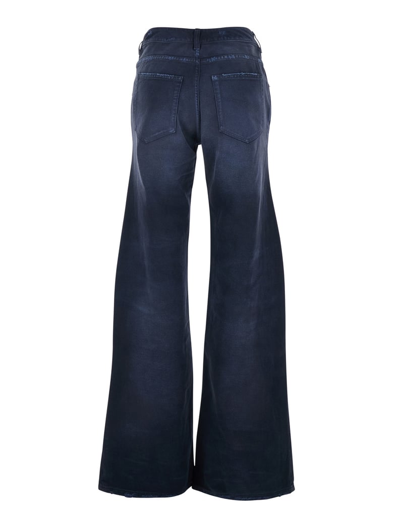 jeans five-pocket blue cotton by Selfnex