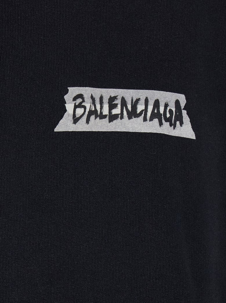 sweatshirt high-neck zip black by Selfnex