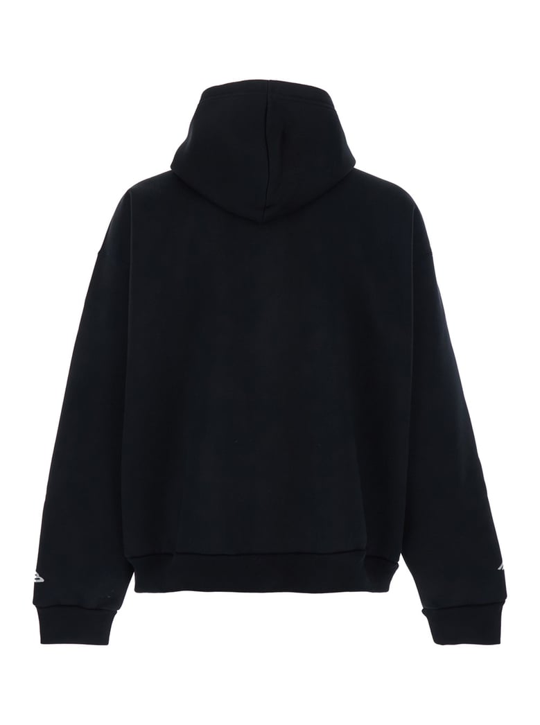 zip hoodie black cotton by Selfnex